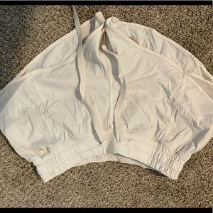 White lulu lemon shorts